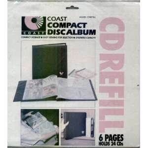  Cd Refills for Coast Compact Disc Album   11 1/2 X 12 Inch 