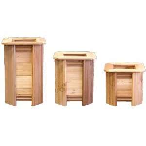  Planter Box   Square Patio Trio (Natural Cedar) Kitchen 