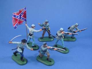 Civil War Toy Soldiers Britains Deetail Confederate 38th Alabama 