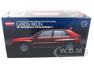 Brand new 118 scale diecast car model of Lancia Delta HF Integrale 