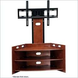 Powell Furniture Espresso Open Corner Media TV Stand 081438219844 