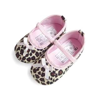   Infant Baby Girls Leopard Print Mary Jane Shoes 3 12M SA129  
