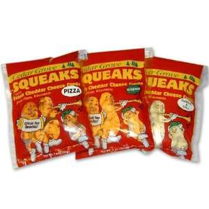   Grove Squeaks Fresh Cheddar Cheese Curds Gift Pack (3 9 ounce bags
