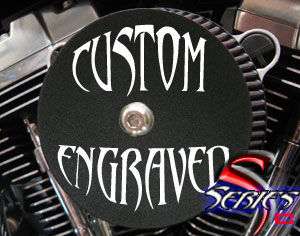 HARLEY AIR CLEANER COVER CUSTOM ENGRAVED   STAGE 1  