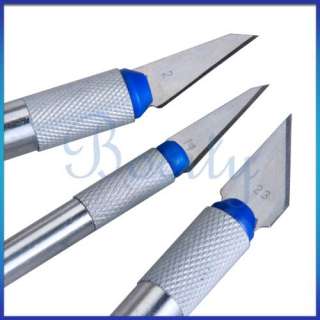 16pc Hobby Craft Razor Knife Blade Precision Cutter Set  