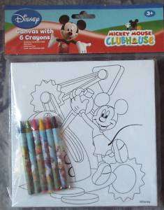 MICKEY MOUSE CLUBHOUSE COLORING BOARD + 6 CRAYONS SET  