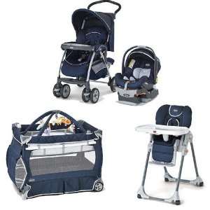  Chicco Pegaso Kit Matching Stroller System High Chair and Play Yard 