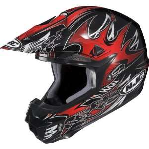    HJC Youth CL XY Frenzy Full Face Helmet Large  Red Automotive