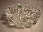 Hoya Mikasa Crystal Ashtray Japan