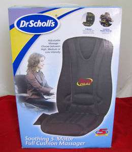 USED DR.SCHOLLS SOOTHING 5 MOTOR FULL CUSHION MASSAGER  