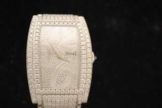 Oro Appx blanco de reloj de dama de   18k Piaget 885 diamonds