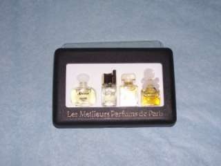 Les Meilleurs Parfums de Paris~4 Miniature Bottles  