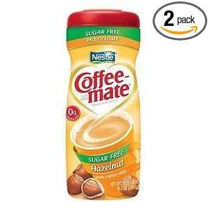 Coffee Mate Hazelnut Sugar Free Powdered Coffee Creamer 10.2 Oz (Pack 