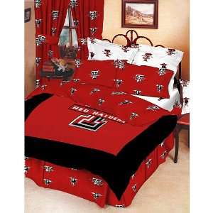   Red Raiders Full Dust Ruffle from College Covers