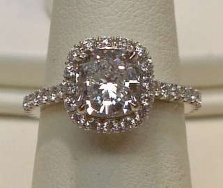 75 ct. cushion diamond royal engagement ring  
