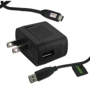  AC Travel Charger + USB 2.0 Data Sync Connect Transfer Charge Cable 