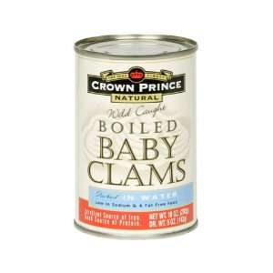 Crown Prince Boiled Baby Clams ( 12x10 Grocery & Gourmet Food