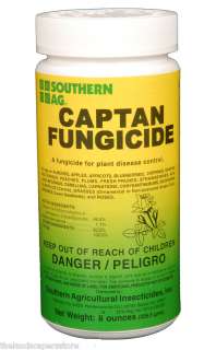 Captan Fungicide 48.9 % 8oz ounce Plant Disease Control  