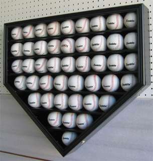 46 MLB Baseball Display Case Cabinet Lock UV Door  