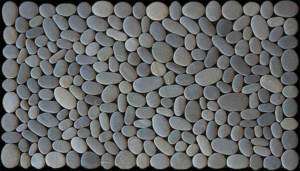 STONE PEBBLE DOOR MAT, natural stones, stonemat  