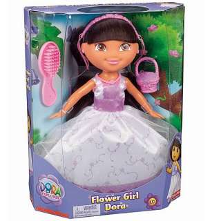 Fisher Price Wedding Flower Girl Dora The Explorer Doll 027084959482 