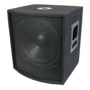   15 DJ PA Subwoofer With Cabinet & Crossover Musical Instruments