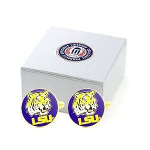   Tigers NCAA Logod Executive Cufflinks w/ Jewelry Box by Cuff Links