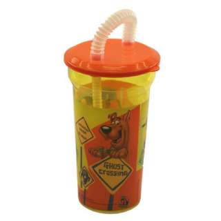 SCOOBY DOO CHILDRENS DRINKING CUP TUMBLER WITH STRAW  