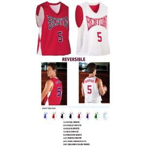Youth Overdrive Reversible Custom Basketball Jersey Outside NAVY 