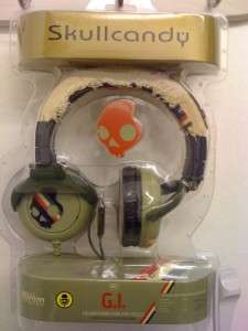 SKULLCANDY GI Habitat Rasta Headphones Green BNIP RRP £69.99  