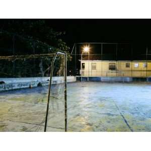 Soccer field Lit Up at Night, Rio de Janeiro, Brazil Photographic 