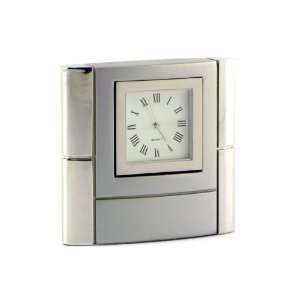  Rhapsody Silver Desktop Clock 