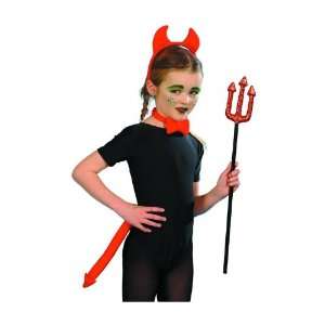   New Girls/Childrens Devil Halloween Fancy Dress Costume Toys & Games