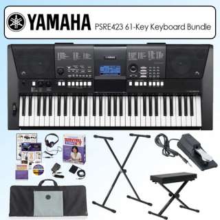 what s in the box yamaha electronic keyboard survival kit