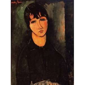    The Servant Amedeo Modigliani Hand Painted Art