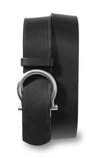 Salvatore Ferragamo Signature Gancini Leather Belt  