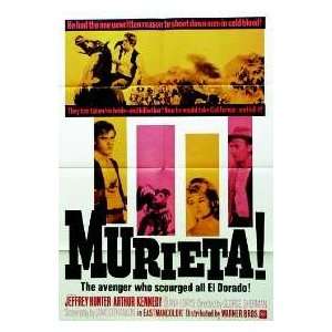  MURIETA JEFFREY HUNTER ARTHUR KENNEDY 27X41 ORIGINAL MOVIE 