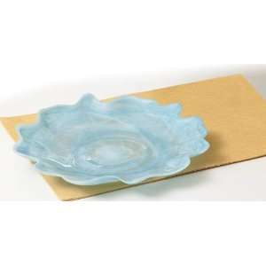 Alabaster Scallop Platter Blue 