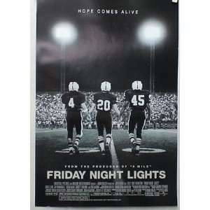   LIGHTS MINI MOVIE POSTER FOOTBALL BILLY BOB THORNTON 