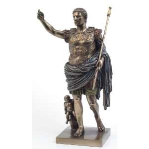  Figurine Augustus Caesar Cold Cast Resin