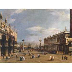  Acrylic Keyring Canaletto The Piazzetta