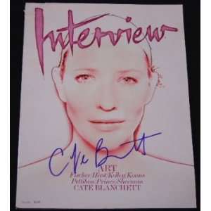 Cate Blanchett   Beautiful Hand Signed Autographed Magazine 01/09
