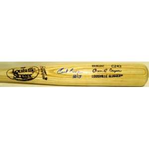 Cecil Cooper Signed Bat   Game Model   Autographed MLB Bats