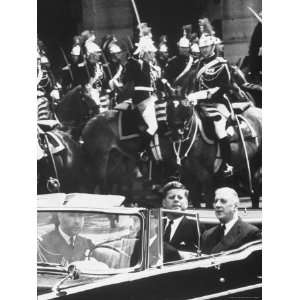  President John F. Kennedy with Charles de Gaulle During Kennedy 