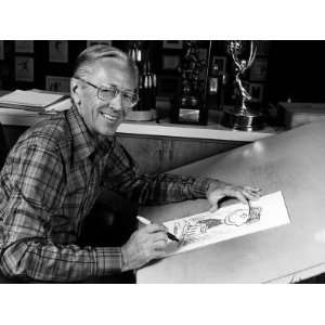 Charles M. Schulz, American Cartoonist and Creator of the Comic Strip 
