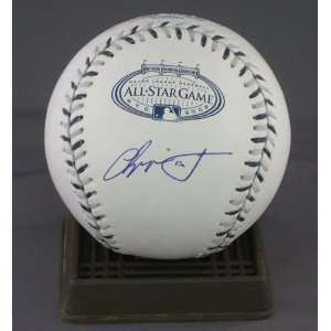 Chipper Jones Autographed Baseball   2008 All Star