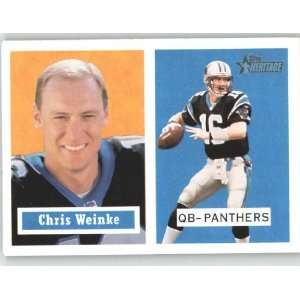  2002 Topps Heritage #44 Chris Weinke   Carolina Panthers 