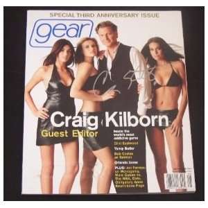 Craig Kilborn   Signed Autographed   Gear Magazine Sept 2001
