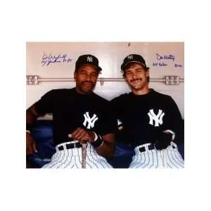 Don Mattingly / Dave Winfield Dugout 16x20 with Years Inscription