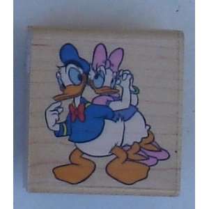 Donald Duck & Daisy Duck Wood Mounted Rubber Stamp (discontinued) From 
